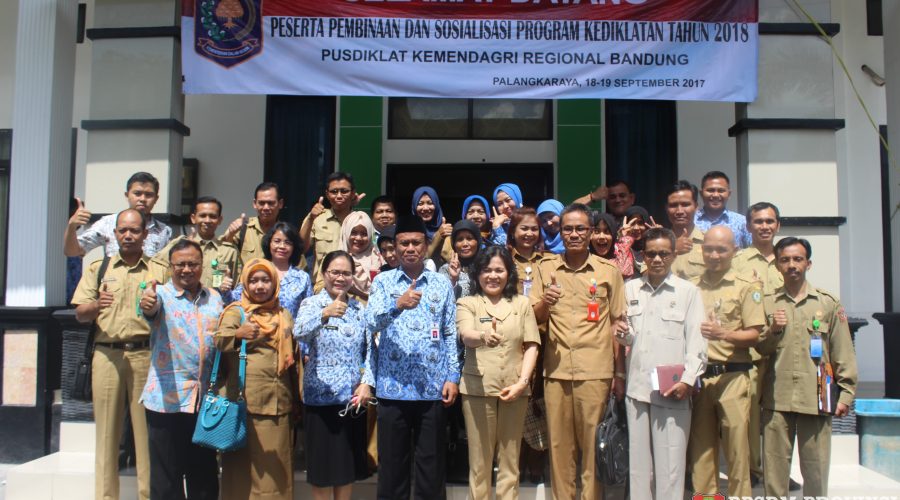 PEMBINAAN DAN SOSIALISASI PROGRAM KEDIKLATAN TAHUN 2018