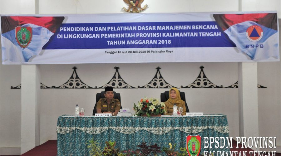 Pembukaan Diklat Dasar Manajemen Bencana