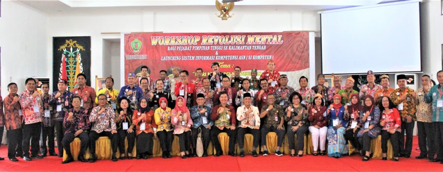 Workshop Revolusi Mental Bagi Pejabat Tinggi Se Kalimantan Tengah