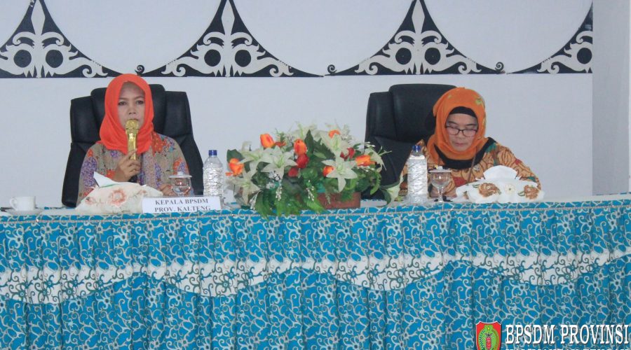 Rapat koordinasi Pelaksanaan Latsar CPNS dan Diklat Kepemimpinan Tingakt III / IV Tahun Anggaran 2019 Se Kalimantan Tengah