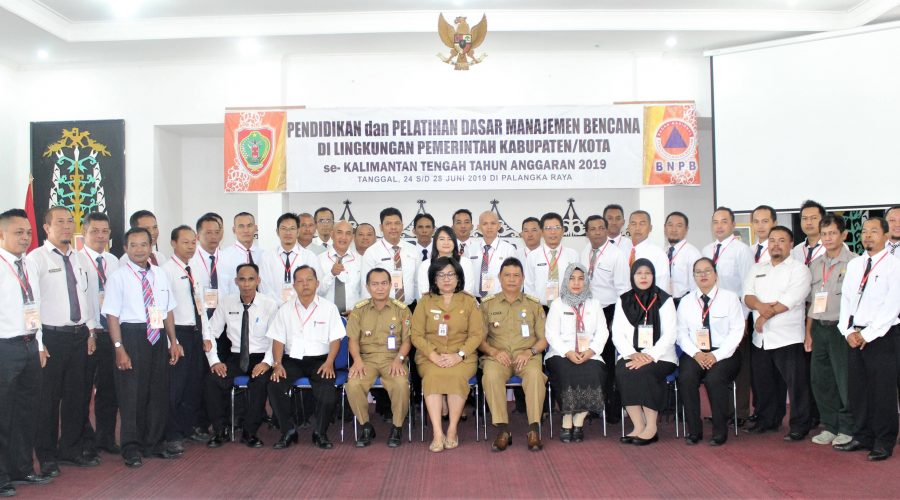 Diklat Dasar Manajemen Bencana Lingkup Kabupaten/Kota Se Kalimantan Tengah