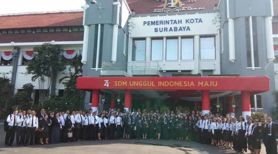 Benchmarking Diklat Kepemimpinan Tk. IV, Angkatan XXXI, XXXII, dan XXXIII ke Surabaya.