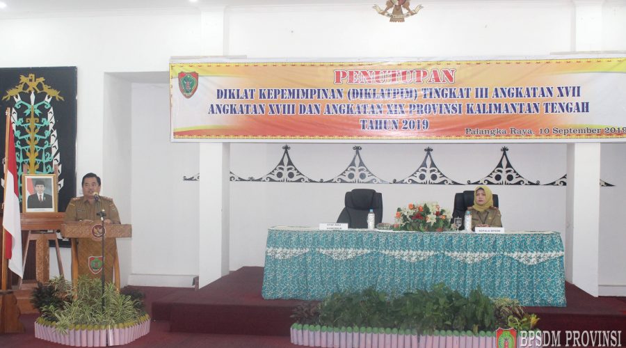 Penutupan Diklat Kepemimpinan Tingkat Iii Angkatan Xvii, Xviii, Dan Xix Tahun 2019