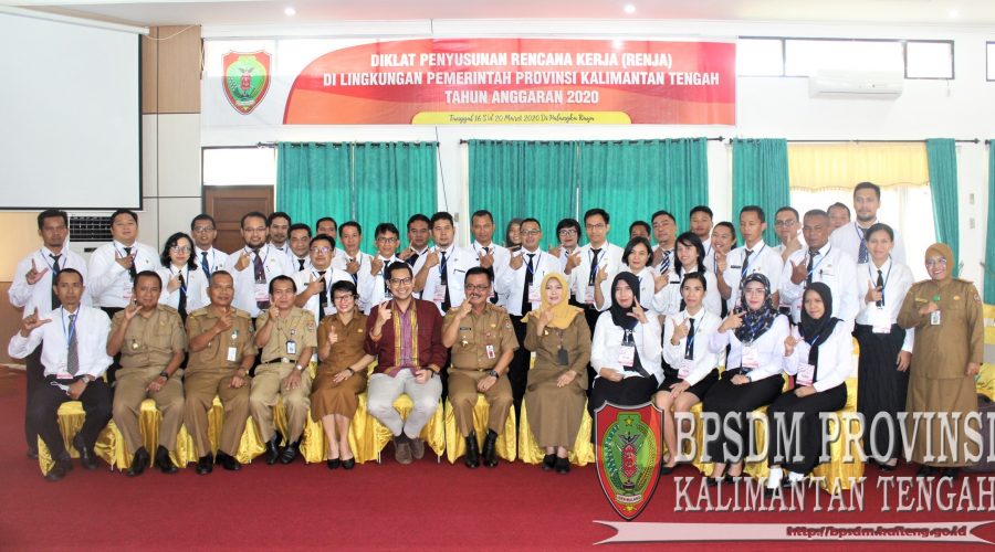 Pembukaan Diklat Penyusunan Rencana Kerja (RENJA) Di Lingkungan Pemerintahan Provinsi Kalimantan Tengah Tahun Anggaran 2020