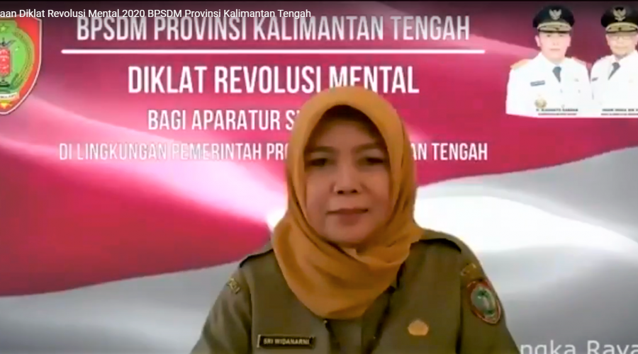 Diklat Revolusi Mental menggunakan sistem daring.