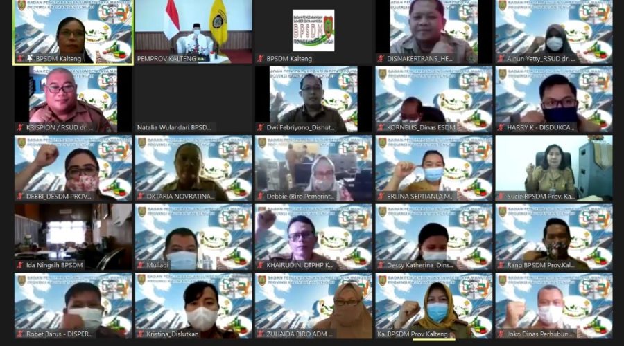 Pembukaan Diklat Perencanaan Pembangunan Daerah di Lingkungan Pemerintah Provinsi Kalimantan Tengah