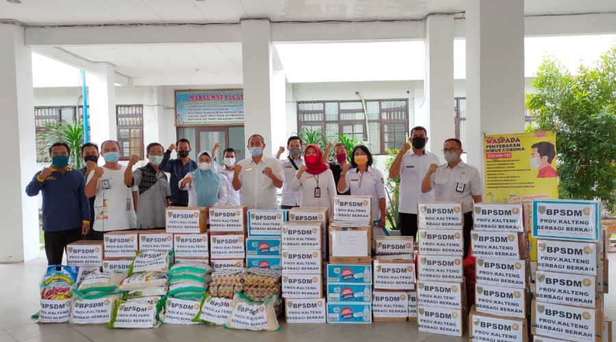 Penyaluran Bantuan bagi Korban Banjir di Kalimantan Tengah