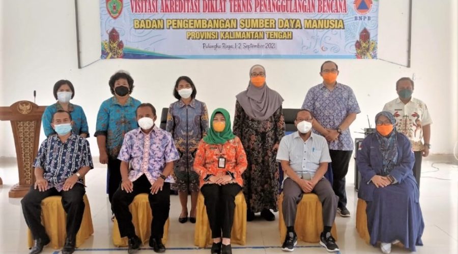 Visitasi Akreditasi BPSDM Kalimantan Tengah dari Tim Asesor Pusdiklat BNPB