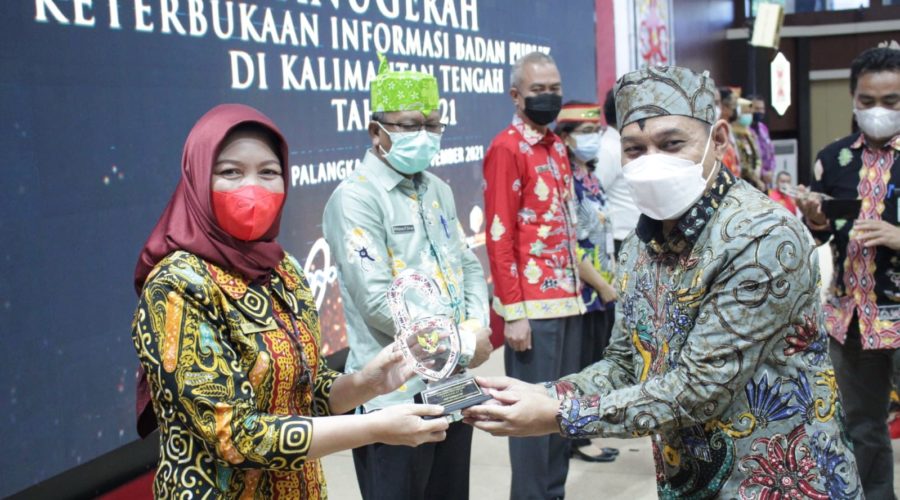 BPSDM Prov. Kalteng Peringkat ke-2 Badan Publik Perangkat Daerah Informatif