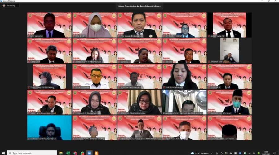 Pembukaan Pelatihan Kepemimpinan Administrator (PKA) Angkatan III, IV, dan V tahun 2022
