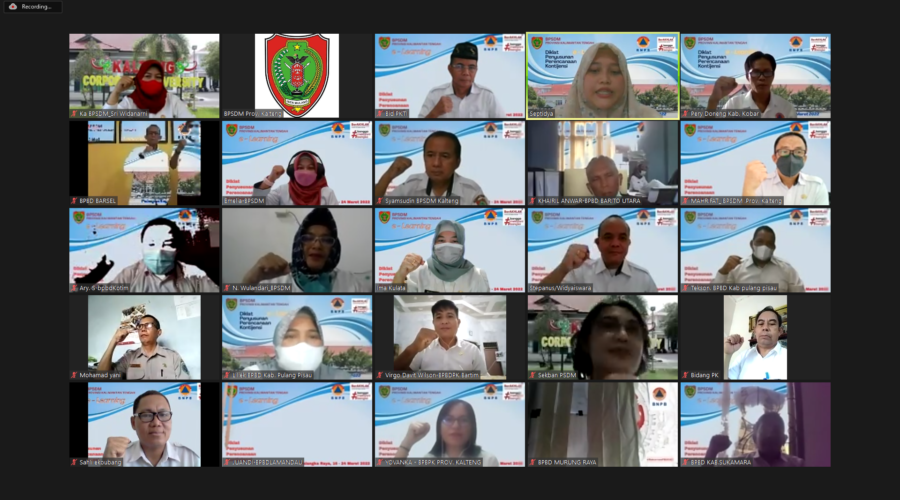<strong>Pelatihan Perencanaan Kontin</strong><strong>j</strong><strong>ensi</strong><strong> Penanggulangan Bencana di Kalimantan Tengah </strong><strong></strong>