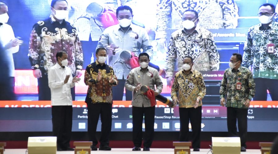 BPSDM PROV. KALTENG BERPARTISIPASI DALAM ACARA PERESMIAN CORE VALUES ASN BERAKHLAK