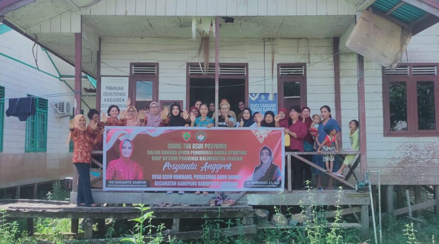 DWP BPSDM Prov. Kalteng Laksanakan Program Orang Tua Asuh Posyandu di Desa Asem Kumbang