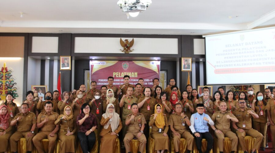 Pembukaan Diklat PBJP Level 1 Tahun 2023 di Lingkungan Pemprov. Kalteng