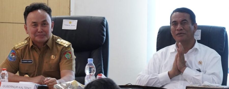 Sikapi Ancaman Darurat Pangan Dunia, Gubernur Kalteng dan Mentan Gelar Rakor Optimalisasi Lahan Food Estate