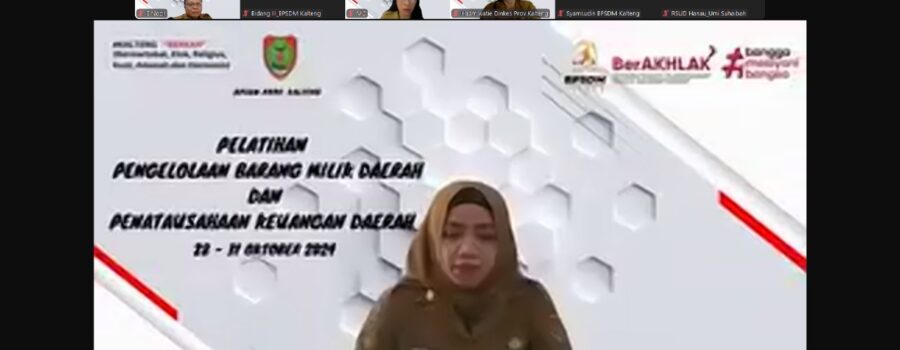 BPSDM GELAR PELATIHAN PENATAUSAHAAN KEUANGAN DAERAH DAN PENGELOLAAN BARANG MILIK DAERAH