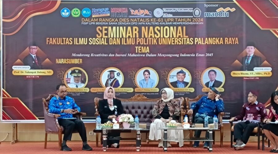 Kepala BPSDM Prov Kalteng Menjadi Narasumber Seminar Nasional FISIP Universitas Palangka Raya