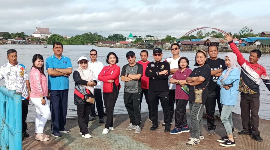 Jalan Santai Pegawai BPSDM Kalteng: Bangun Keakraban, Jaga Kesehatan