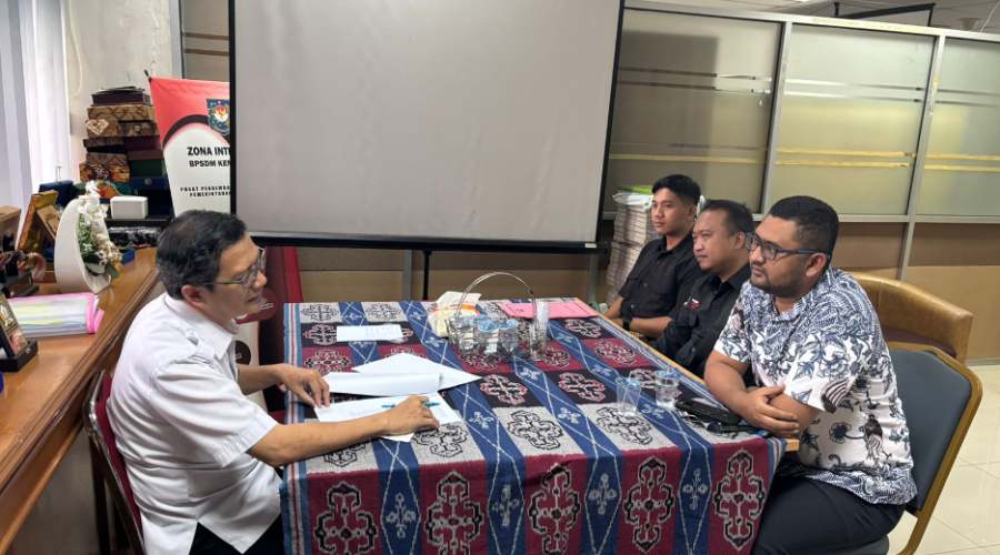 BPSDM Kalteng Jalin Koordinasi dengan Kemendagri untuk Orientasi Anggota DPRD