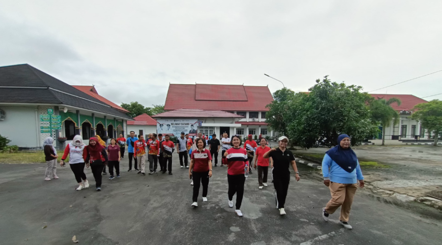 BPSDM Kalteng Konsisten Gelar Olahraga Pagi Demi Kebugaran dan Solidaritas
