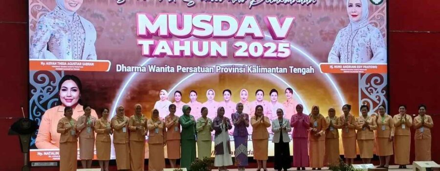 DWP BPSDM Kalteng Berpartisipasi dalam Musda V, Ibu Aisyah Thisia Ajak Perempuan Jadi Teladan di Era Digital