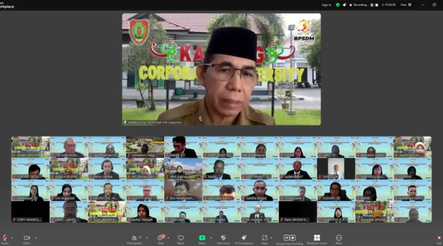 PKP Angkatan I Tahun 2025 Resmi Dimulai, Wujudkan ASN Kalteng yang Kompeten dan Berintegritas