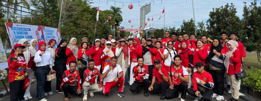Bpsdm Kalteng Turut Meriahkan Hut Ke-80 RI, Libatkan Mahasiswa Magang MBKM FTIK UIN Palangka Raya