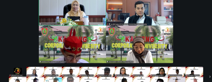 Pemprov Kalteng Resmikan Pelatihan Dasar Satpol PP 2025 secara Blended Learning