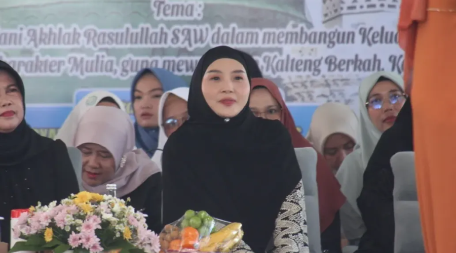Pengajian ASN dan Peringatan Maulid Nabi, Muslimah BPSDM Kalteng Ikut Berpartisipasi